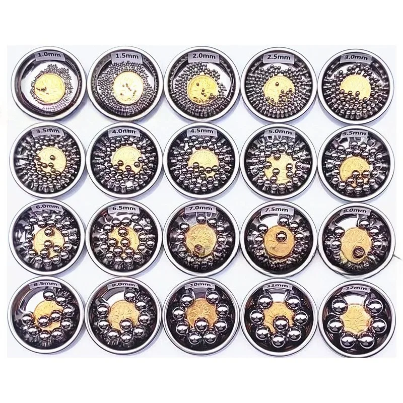 1mm-14.5mm High-Precision Solid Steel Balls Special Steel for Bearings Small Steel Balls for Industrial Equipment