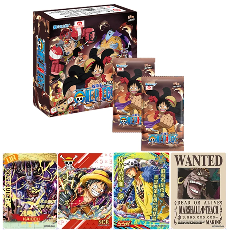 

2024 New Anime One Piece Cards Nami Luffy SR SSR Collection Card Rare Trading Battle Box Card Game Collectibles Kid's Gift Toy