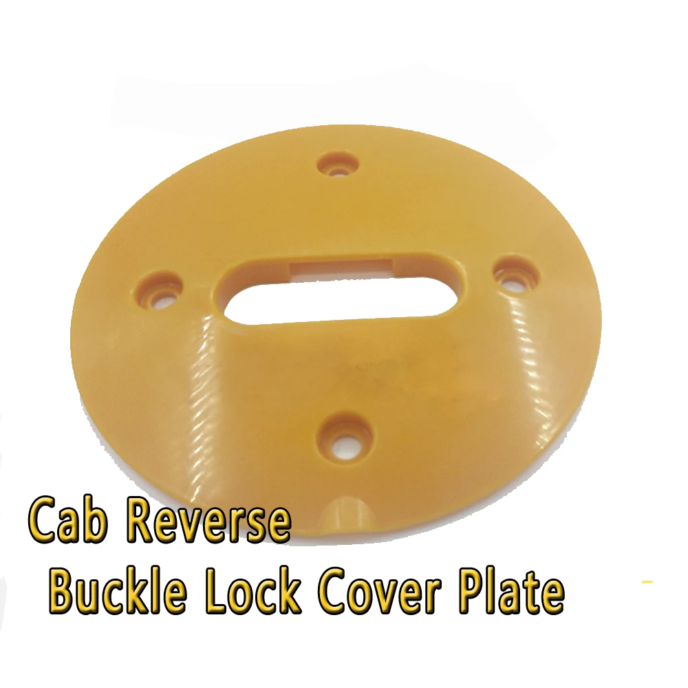 For R60-7 150-9 215-9 265-9 335-9 Cab Reverse Buckle Lock Cover Plate Excavator Accessories