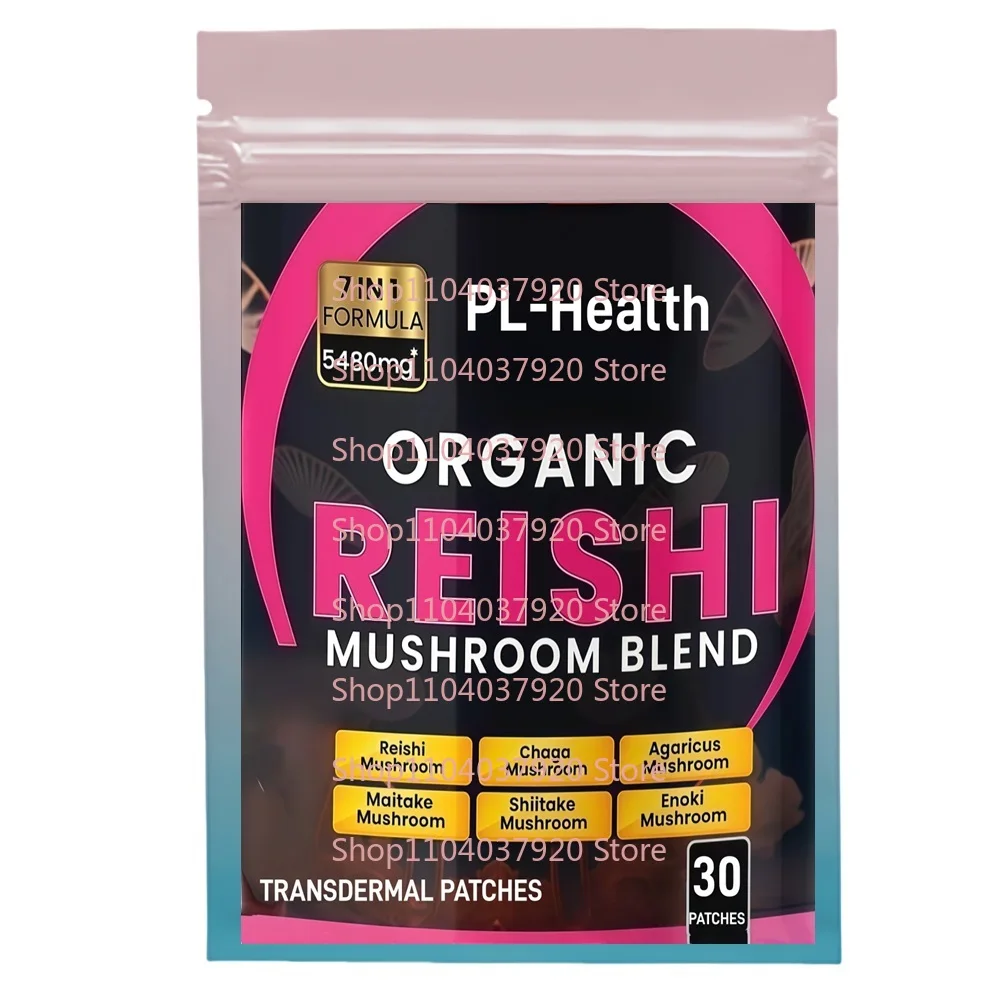 30-remendos-reishi-mistura-de-cogumelo-remendos-transdermicos-com-chaga-cauda-de-peru-maitake-suporte-imunologico-shiitake