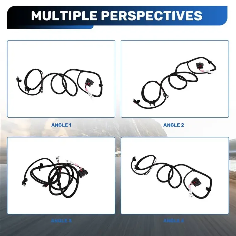 For Tesla Model Y 2024 Front Bumper Reversing Radar Wiring Harness With Fog Lamp Interface 1489045-04-D