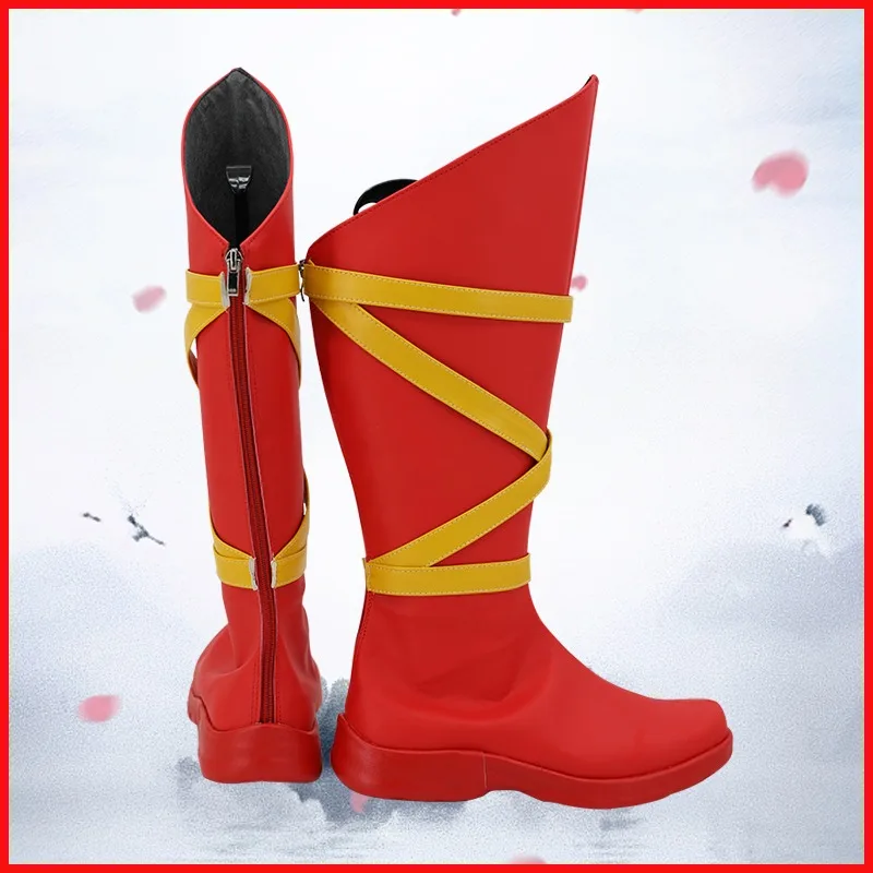 Alan Scott Green Lantern Costume Cosplay Scarpe Stivali fatti a mano in ecopelle