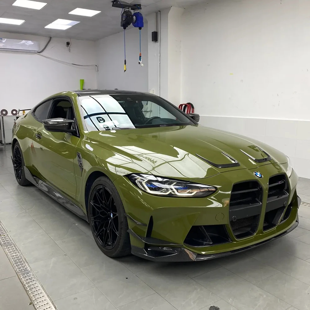 

Wrapmaster 5M/10M/18M High End PET Car Wrapping Film Fir Green Auto Body Wrap Cost