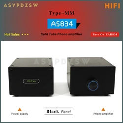ASYPDZSW HIFI Split ECC83 Type-MM AS834 Tube Phono amplifier Base On EAR834 With Volume control