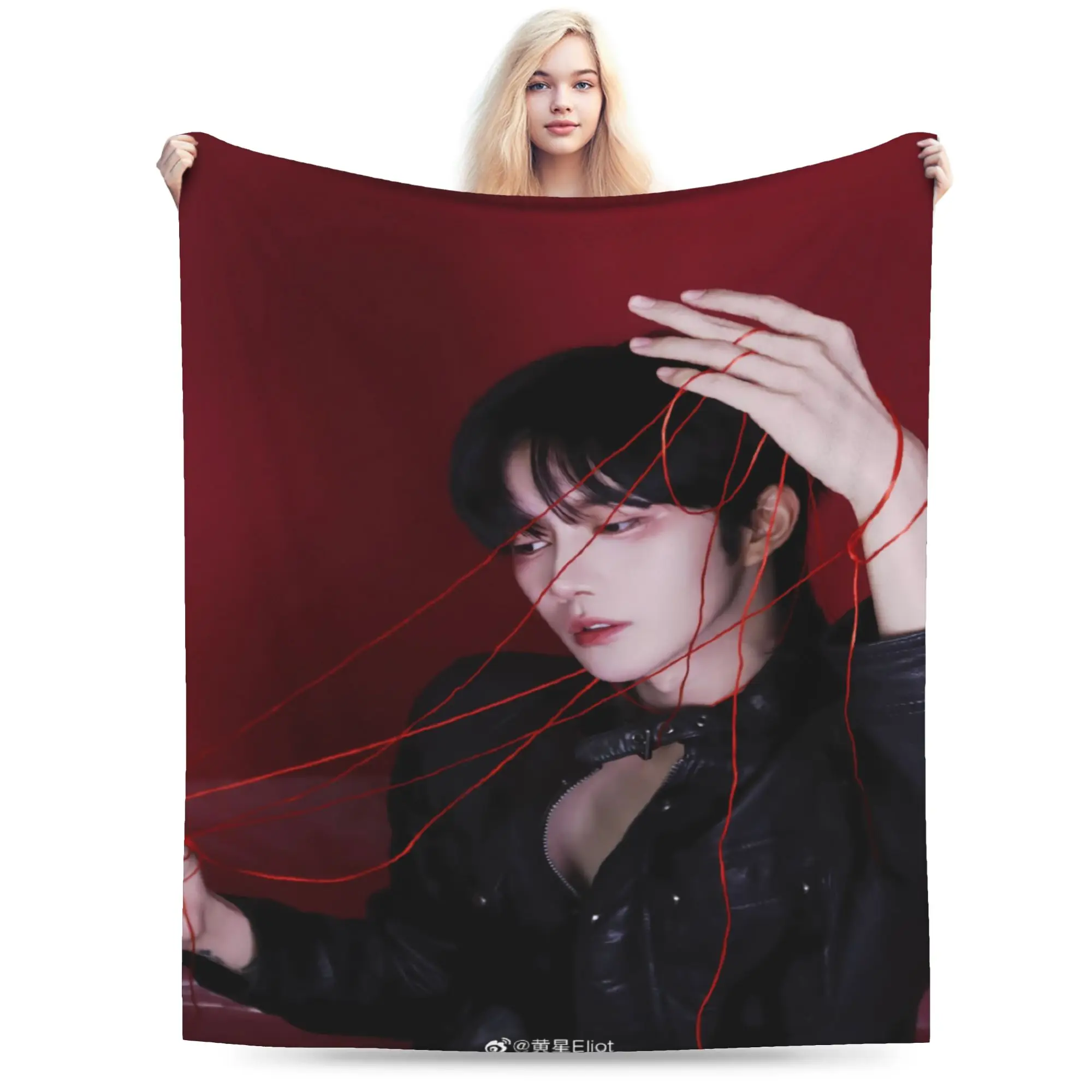 Super Soft Blankets Child Camping Huang Xing Eliot Huang D-Desire Throw Blanket Flannel Bedspread For Couch Chair Sofa Bed Cover