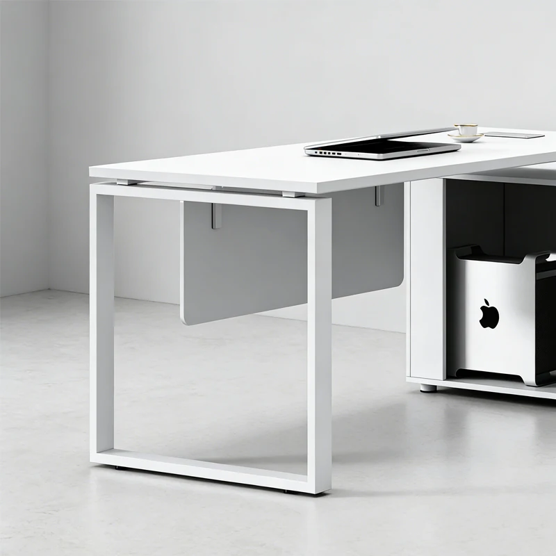 Desks, Staff Desks,Wholesale Custom Modern Office Furniture Boss White Desk Manager Executive Office Desk Or Home Commercial Use