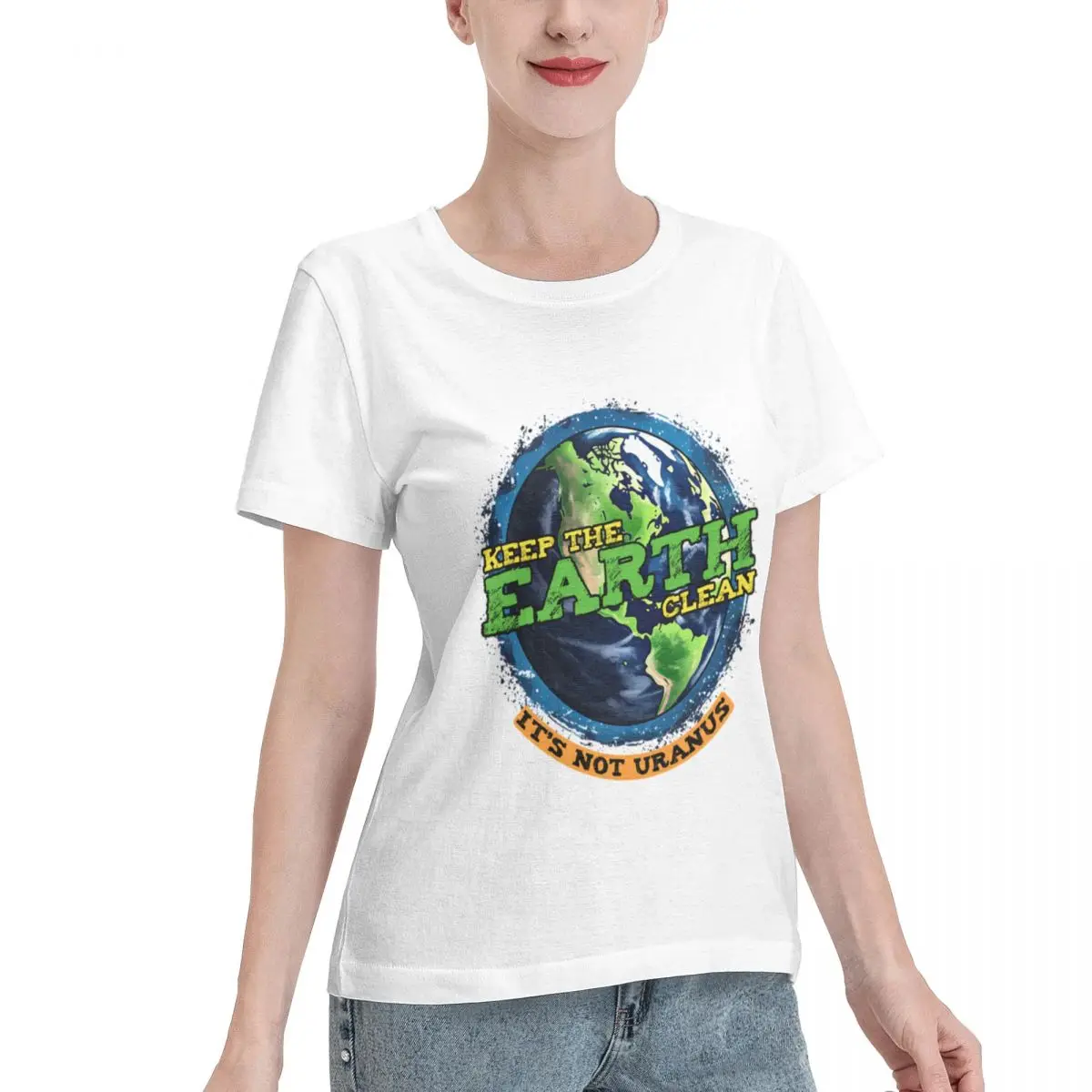 Popular On Social Planet Earth Environmental Keep The Earth Clean It S Not Uranus Women's T-shirt All Season All Season T-Shirt