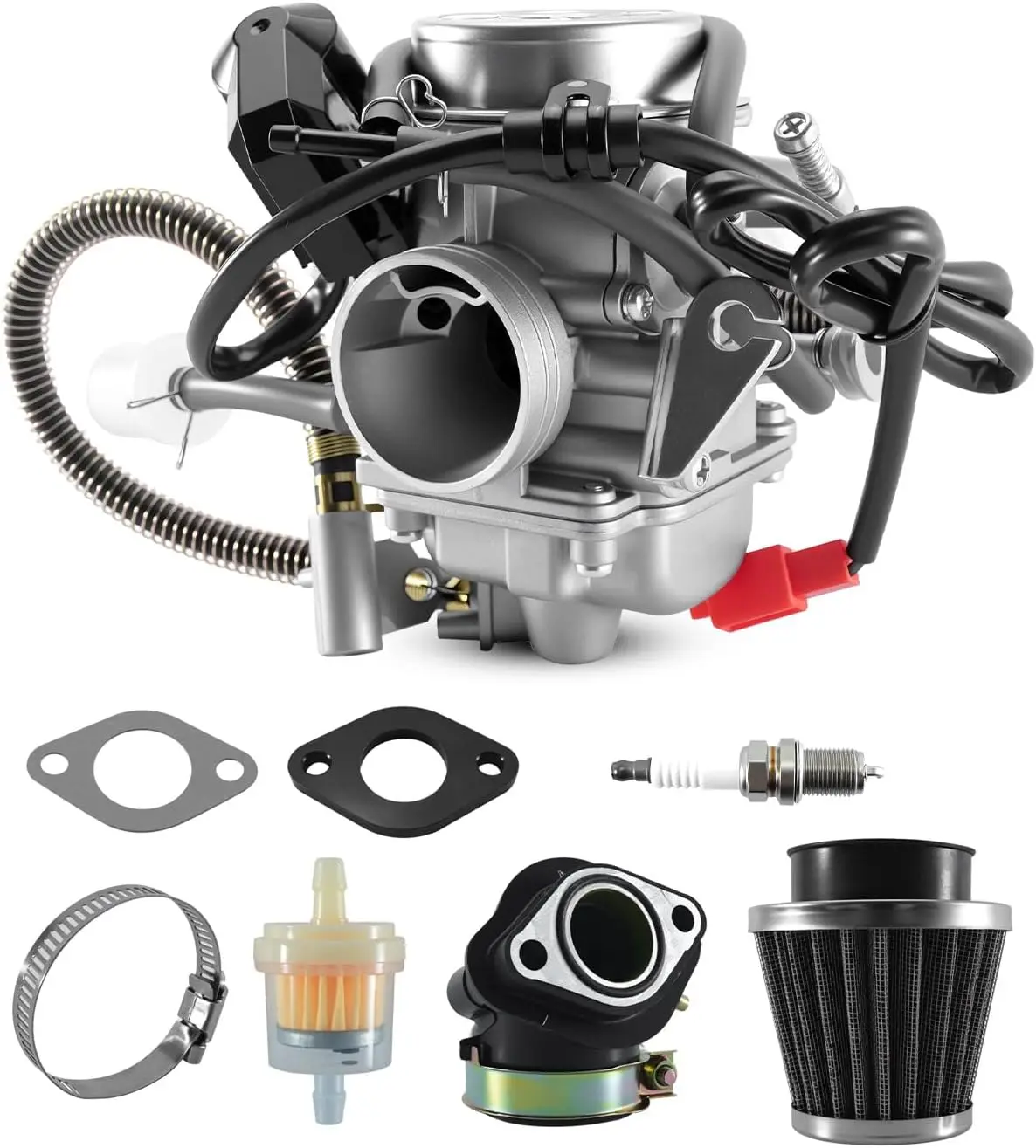DF200GKA Carburetor Replacement Fit for Dongfang 200CC Go Kart DF200GKA C Sportworks Trail Wagon TW200 TW201 TW202 UTV ATV