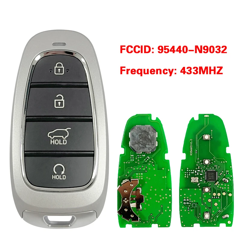 

CN020244 Aftermarket Smart Key 4 Buttons 433MHz Part number 95440-N9032 47 Chip Keyless Go Remote For Hyundai Tucson 2022