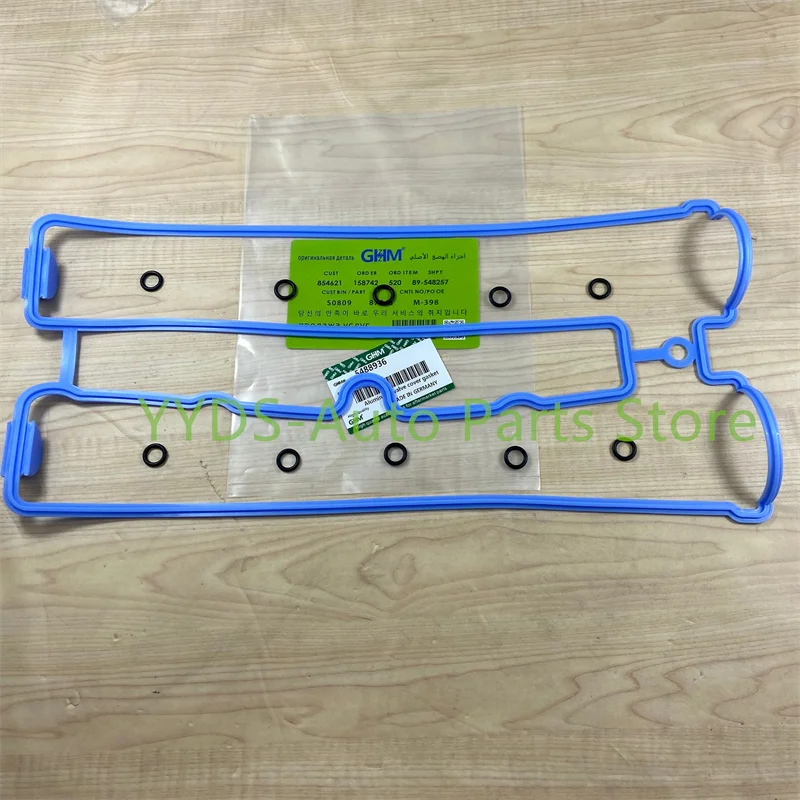 Junta de Borracha para Tampa de Válvula de Alumínio OEM #   5488936 90501944 Junta Azul para Captiva Opel Antara 2.4L Epica Excelle 1.8 Regal Astra