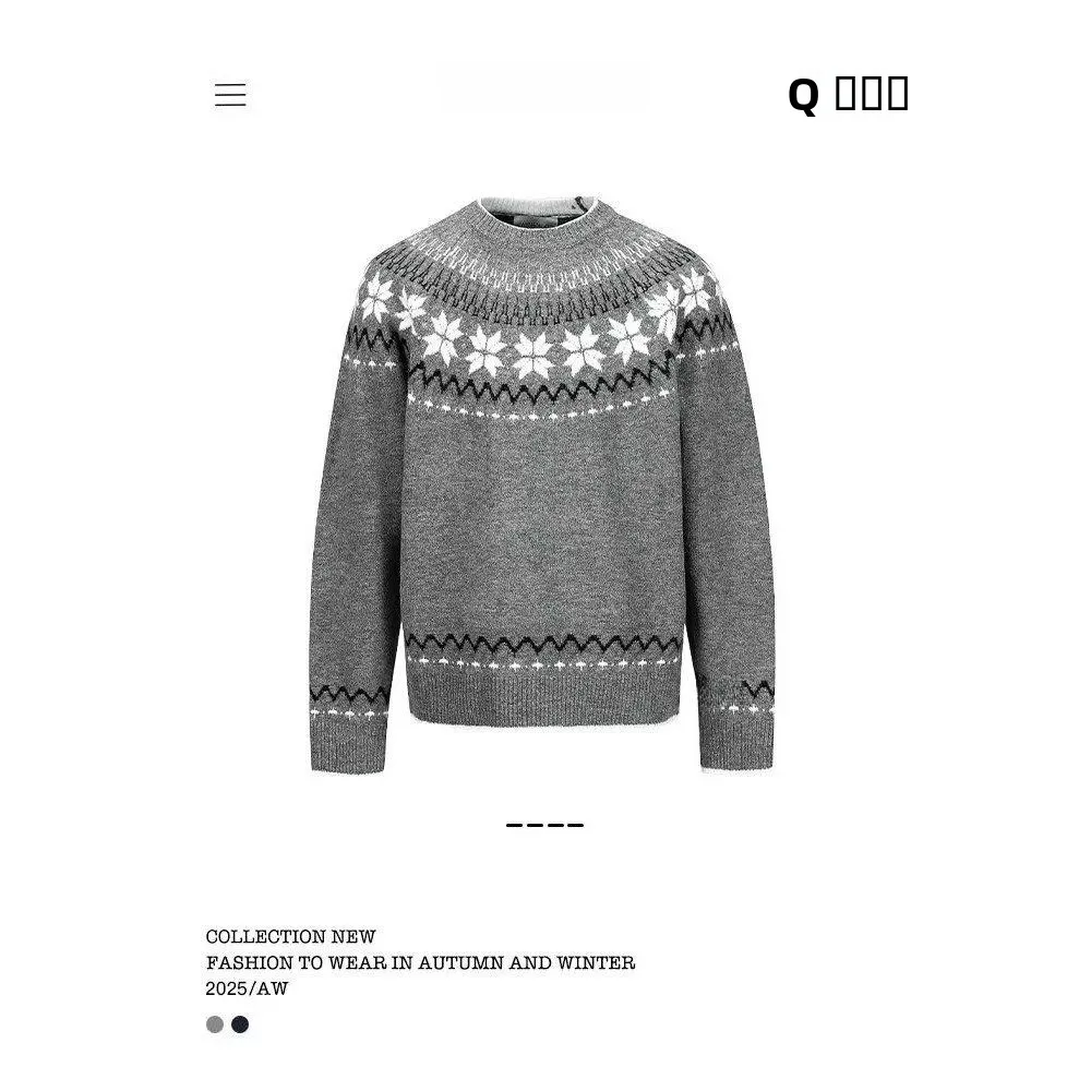 

Slim Fit round Ne Knitwear Men's Faionable Base irt Autumn Winter New Arrival Sli Top Quali Polyester Fiber Casua...