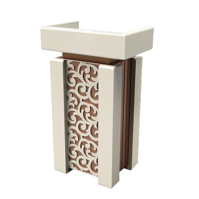 Modern Luxury Hotel Church Pulpit Solid Wood Rostrum