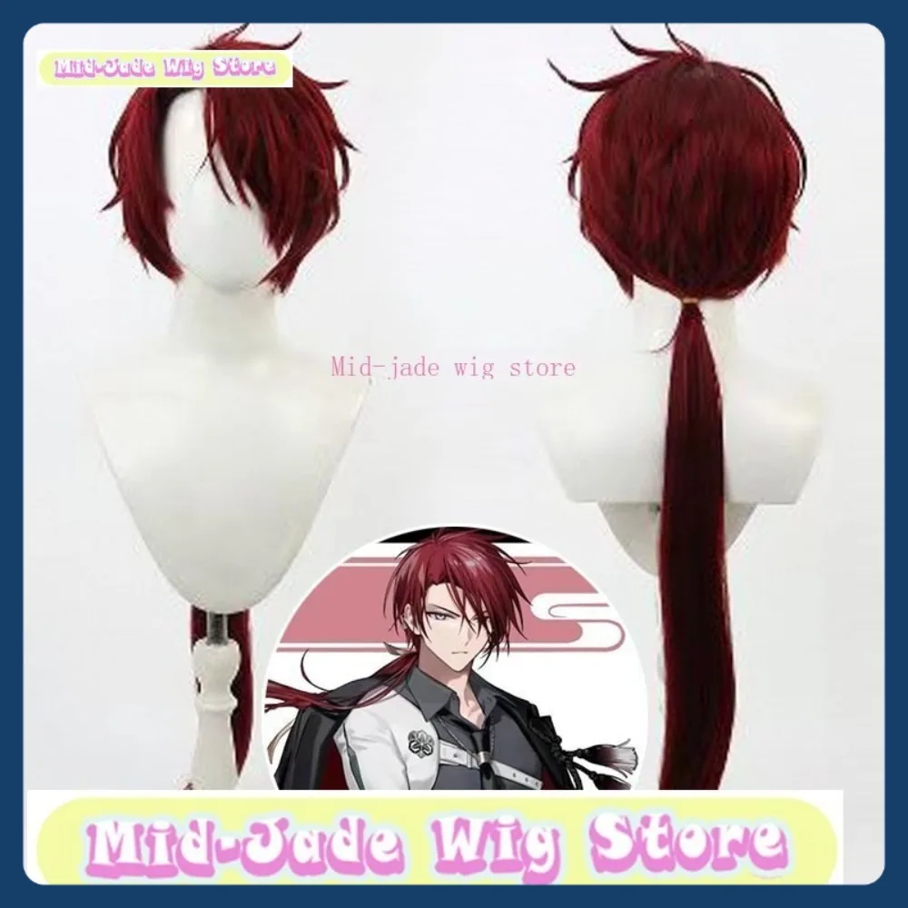 

Mid-jade Wig Touken Ranbu Gouka Kanemitsu Cosplay Wig Halloween Cosplay Restores Anime Character Costumes and Props