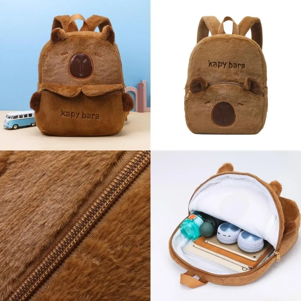 

X90d Fun Capybara Design Backpack School Sackg Большие книжные сумки для взрослых и детей