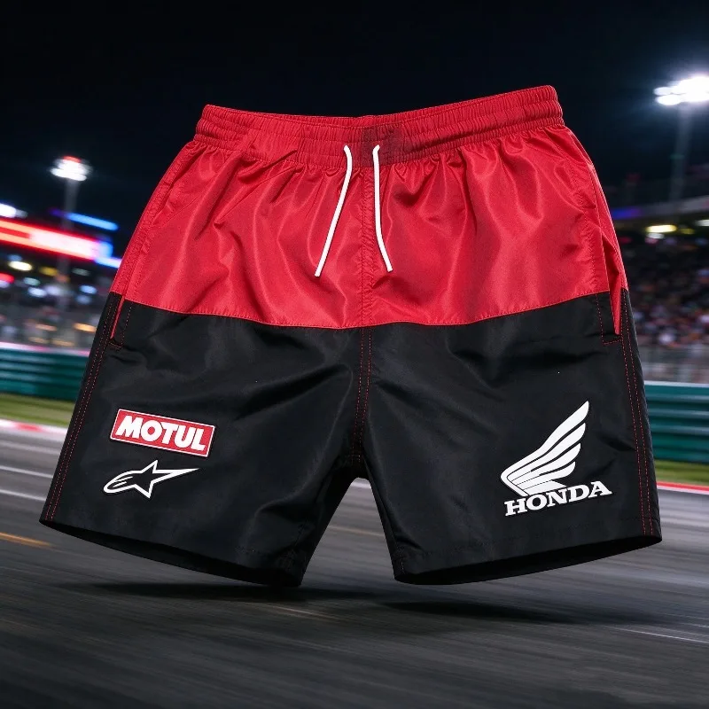 2026 New Motorcycle Racing Team Set Men's Oversized Breathable Quick Drying Sports Short Set Super Motocross T-Shirt Shorts