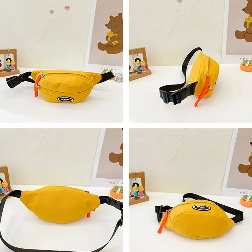 Fashion Sports Coin Purse Zipper Bag Diagonal Bag Children's Chest Bag Fanny Pack