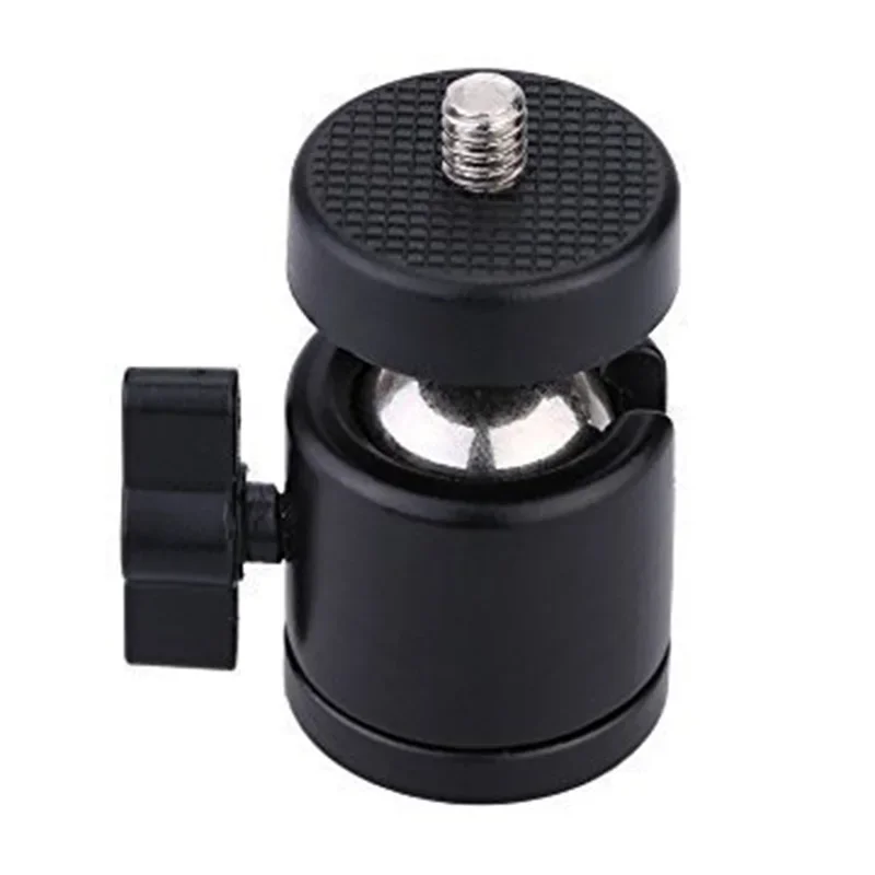 DSLR Mini Ball Head Câmeras, Onças de carga máxima, Posicionamento estável e seguro, Brilho, Lbs, Carga máxima, Mini