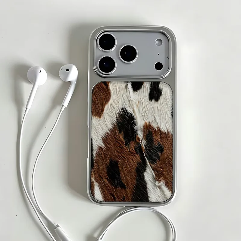 Niche Tiger Print Retro Cow Print Vibe Drip Glue Y2K Phone Case For iPhone 18 DUO 17 AIR 16 15 14 13 12 11 PRO MAX PLUS Cover - view 5