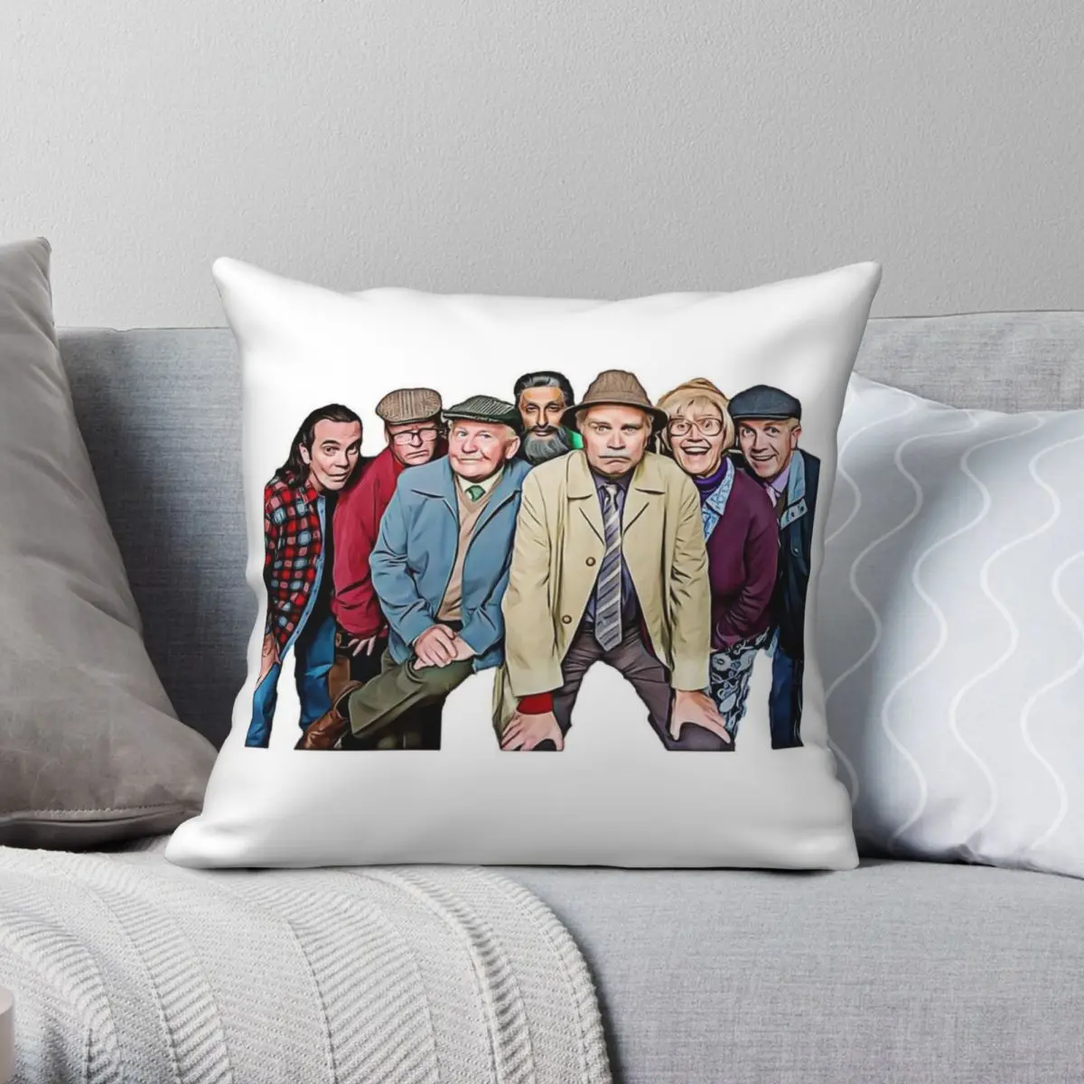 

Still Game Crew The Clansman Square Pillowcase Polyester Linen Velvet Creative Zip Decorative Throw Pillow Case Bed Cushion Case