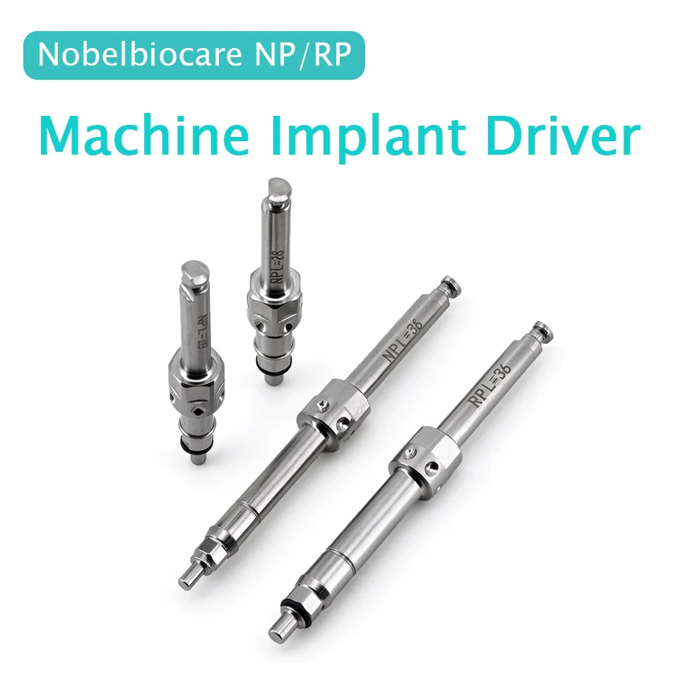 1pc Dental Machine Implant Insertion Driver L28 L36 Compatible with Nobel Biocare NP RP System Latch Handpiece Surgical Tool