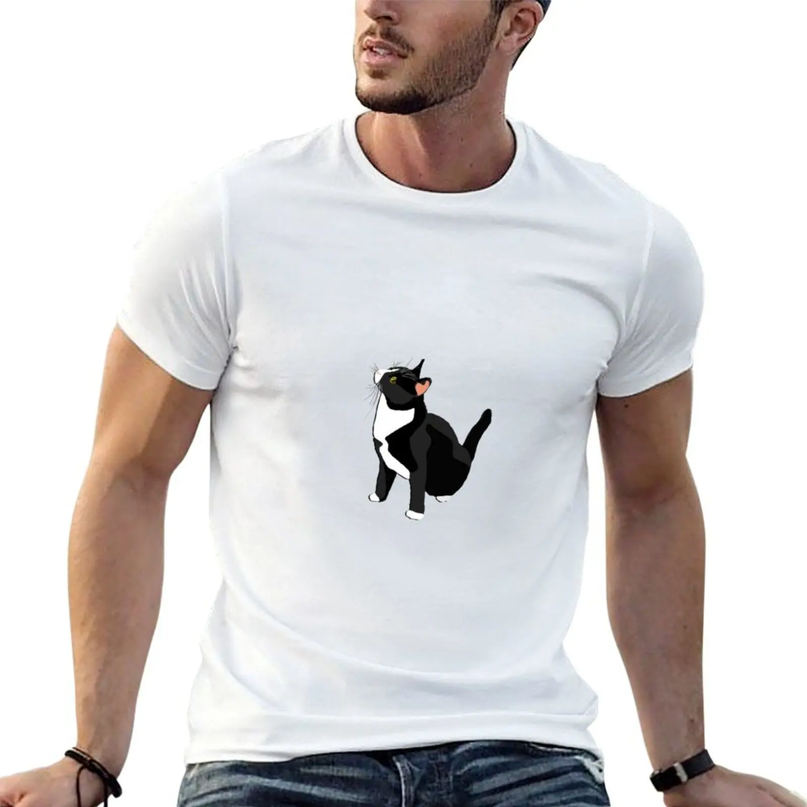 

Tarzan the Cat T-Shirt g man t shirts for men man t shirts cotton T-Shirt