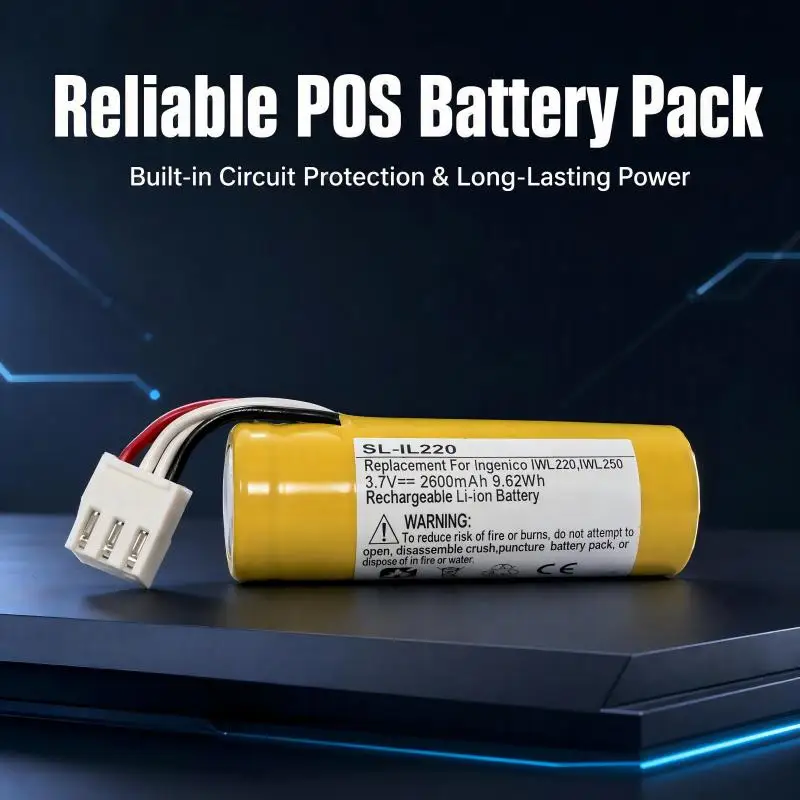 F26402298 Replacement Li-ion Battery Pack Built-in Protection Circuit Compatible with Ingenico Move 3500 Move 5000 POS Terminal