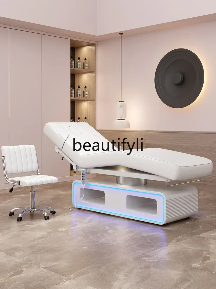 Z189 Y سرير تجميل للرفع الكهربائي جراحة حقن البلاستيك الصغير متعدد الوظائف تدليك العلاج الطبيعي سرير توينا #2