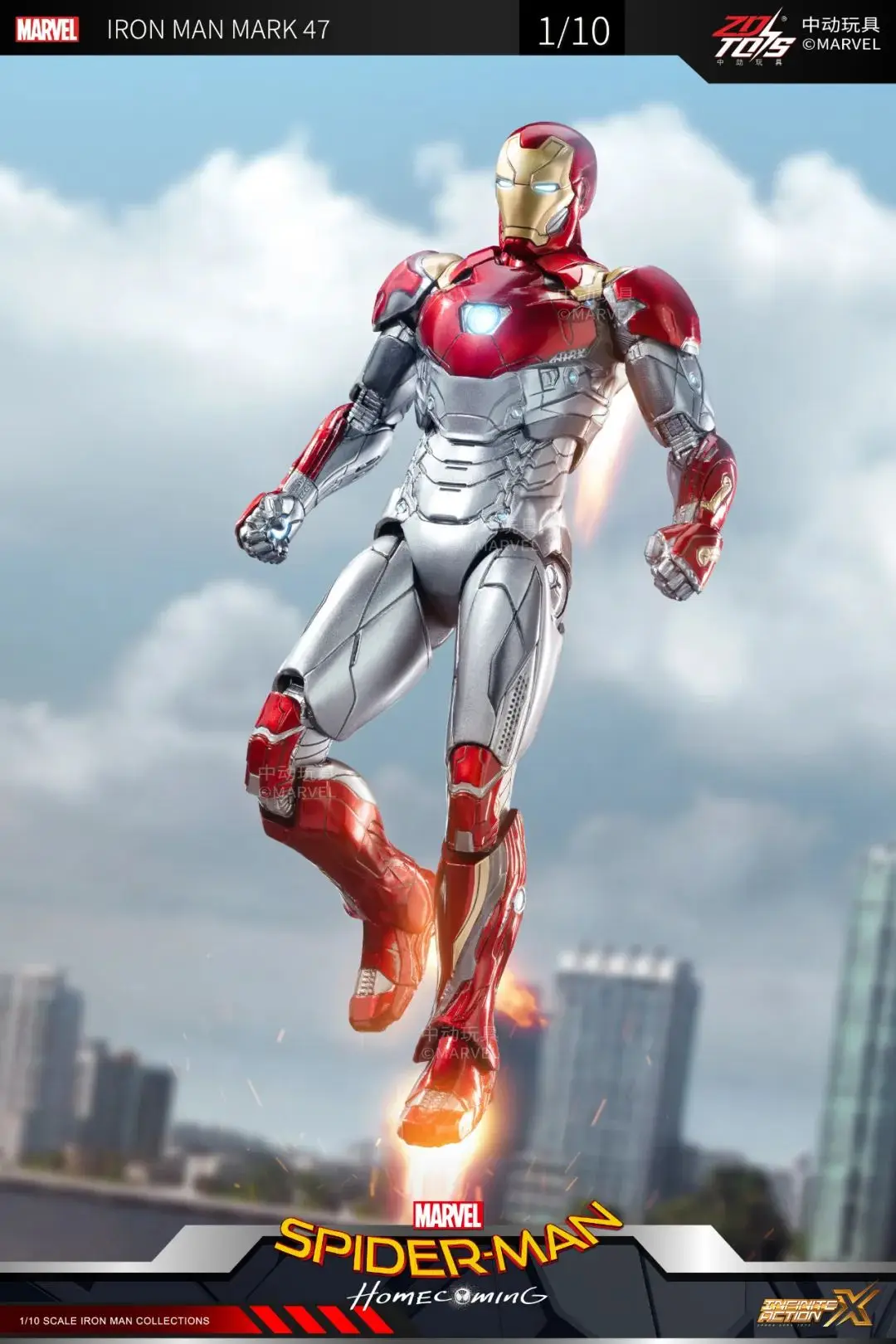 ZD Originele Iron Man MK31 MK32 Zuiger Romeo MK10 MK19 Tijger 1/10 Armor Marvel legends Avengers Action Figure Speelgoed Model Gift