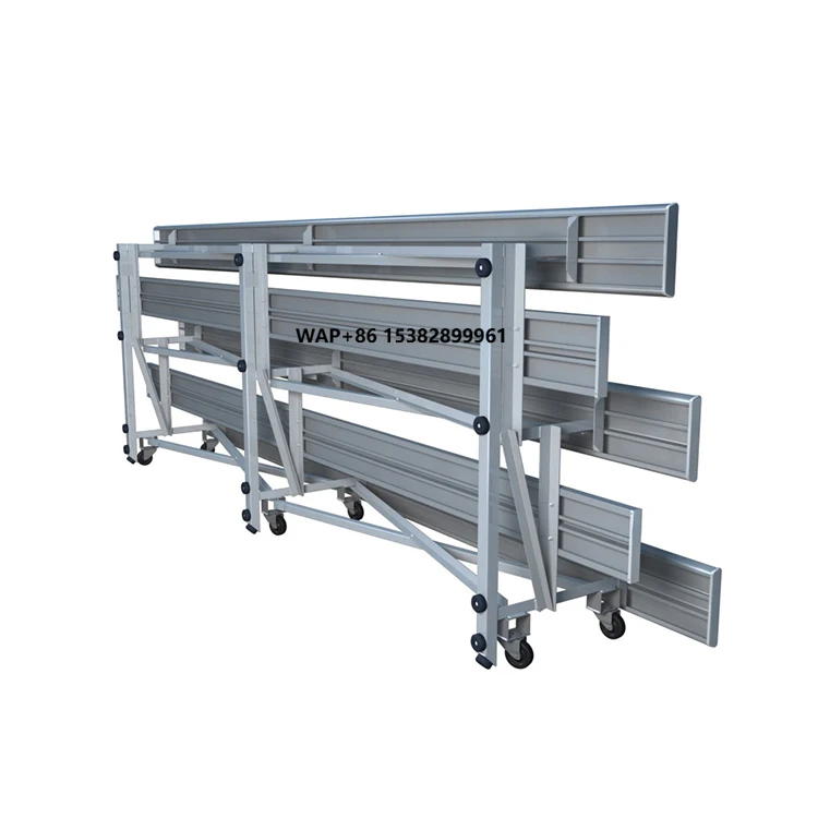 Bleachers Bleachers 3 Rows Used Portable Indoor Stadium Gym Sports Bleachers Seating for Sale