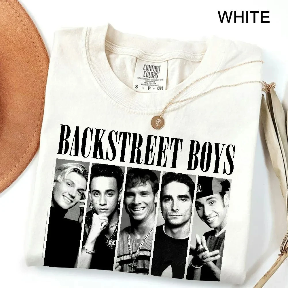 2026 Backstreet Boys Millennial Vintage Komfort-Farbshirt, Boyband-Ära, Millennial-Geschenk, Popkultur, Retro-Konzert Ins Y2k – Detail 2