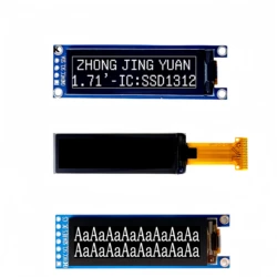 1.71 Inch Oled Display 12832 Oled Display 128X32 Scherm Ssd1312 Driver Iic Interface: