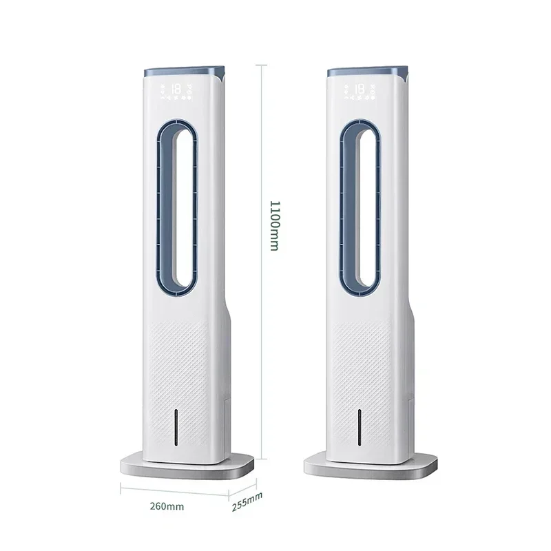 Leafless Air Conditioner Fan Cooling Fan Tower type household water cooling fan humidification small mobile air conditioner