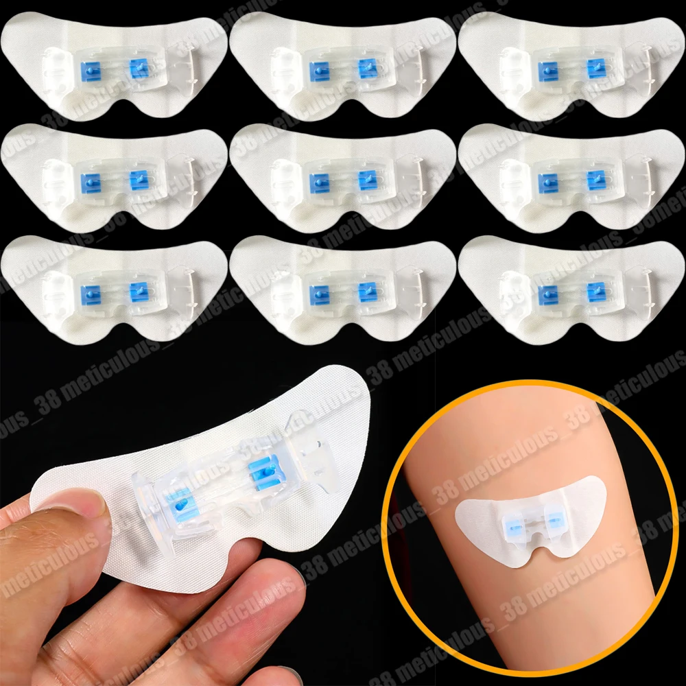 

5-50 шт. Универсальные фиксирующие наклейки-ленты для катетеров, держатели для дренажных трубок, фиксаторы для мочеприемников из нейлона