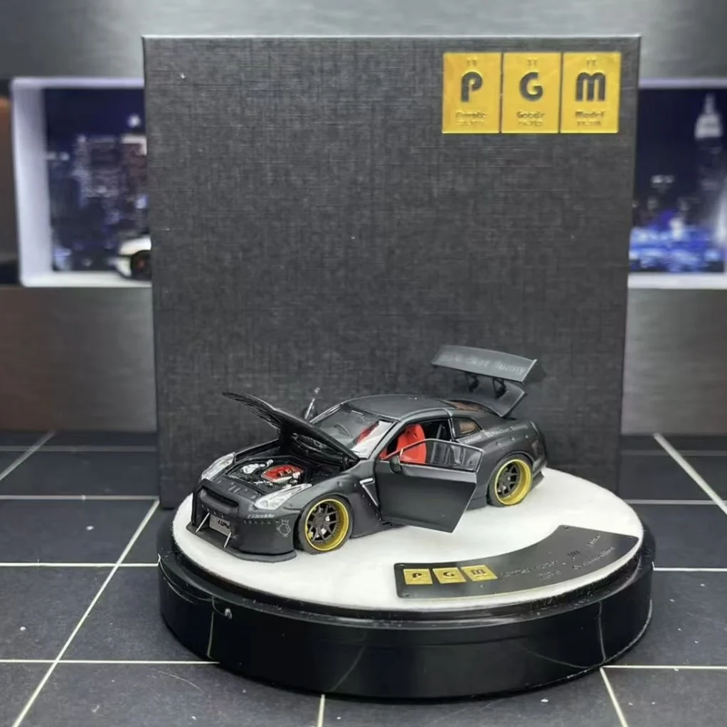 PGM 1:64 Nissan GT-R R35 Rocket Rabbit, Limited Edition, Alloy Full Open Car Model