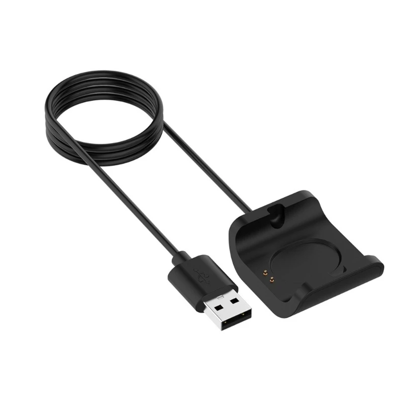 100cm/39inch Black Charging Cable for Amazfit Bip S A1916 Smartwatch Charging Cable Cradles Portable Charger Replace