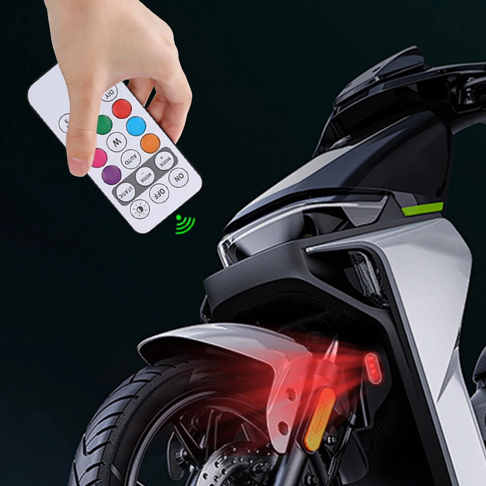 Wireless LED Lights for Car Rechargeable Wireless Rock Lights Car Decor Atmosphere Light for Car Motorcycle Drone Aircraft Bike