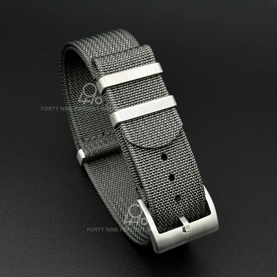 Hochwertiges Stoff-Uhrenarmband, 18/19/20 mm, gewebtes Nylon-Uhrenarmband, 21/22/24 mm, einteiliges gewebtes Uhrenarmband für Omega Seiko