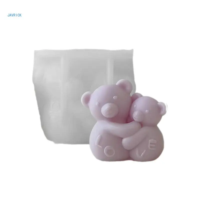 Hugging Bear Silicone Mold Scented Mould DIY Table Ornament Tool Nonstick