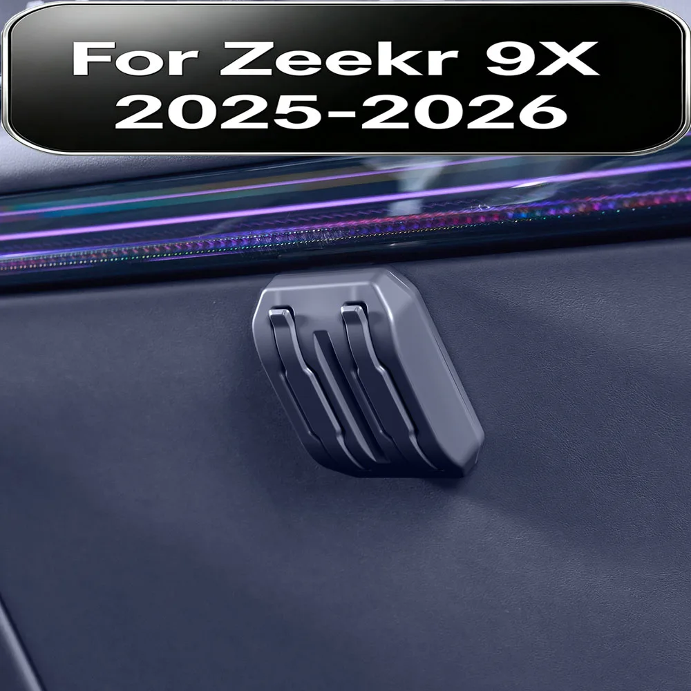 Fit For Zeekr 9X 2025-2026 Car Foldable Glove Box Hook Passenger Seat Hanger Hooks Utility Gadget Modification Accessories