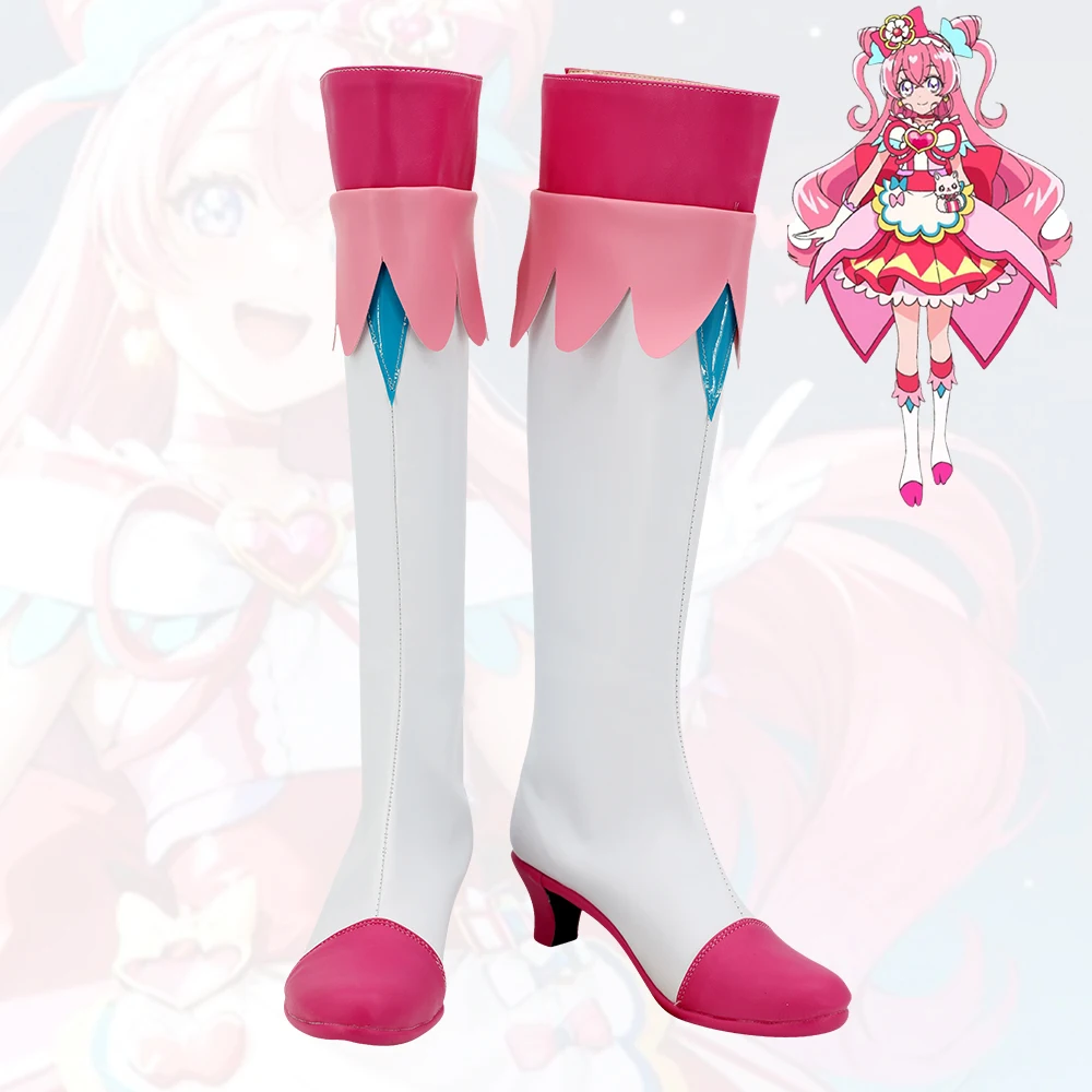 

Cure Precious Shoes Delicious Party Pretty Cure Cosplay Boots