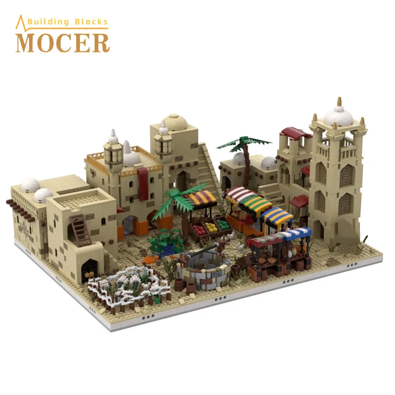 

MOCER Star Movie A New Hope Desert Village City and Space Wars Mos Eisley Cantina House Set Building Blocks Bricks Kid Toys Gift