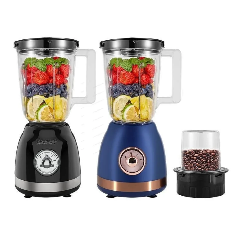 Home Use Automatic Juicer Cup, Multifunction Electric Fruit Blender, Portable Juice Mixer Available in Black and Blue Colors