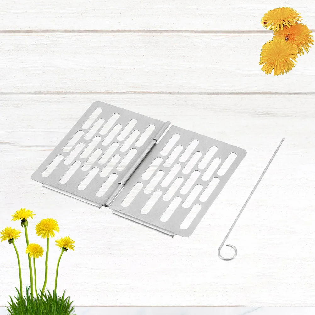 

1Pcs Easy Assemble Bbq Grill Stainless Steel Portable Folding Rack for Outdoor Barbecue Cooking Silver Portable Bbq Grill