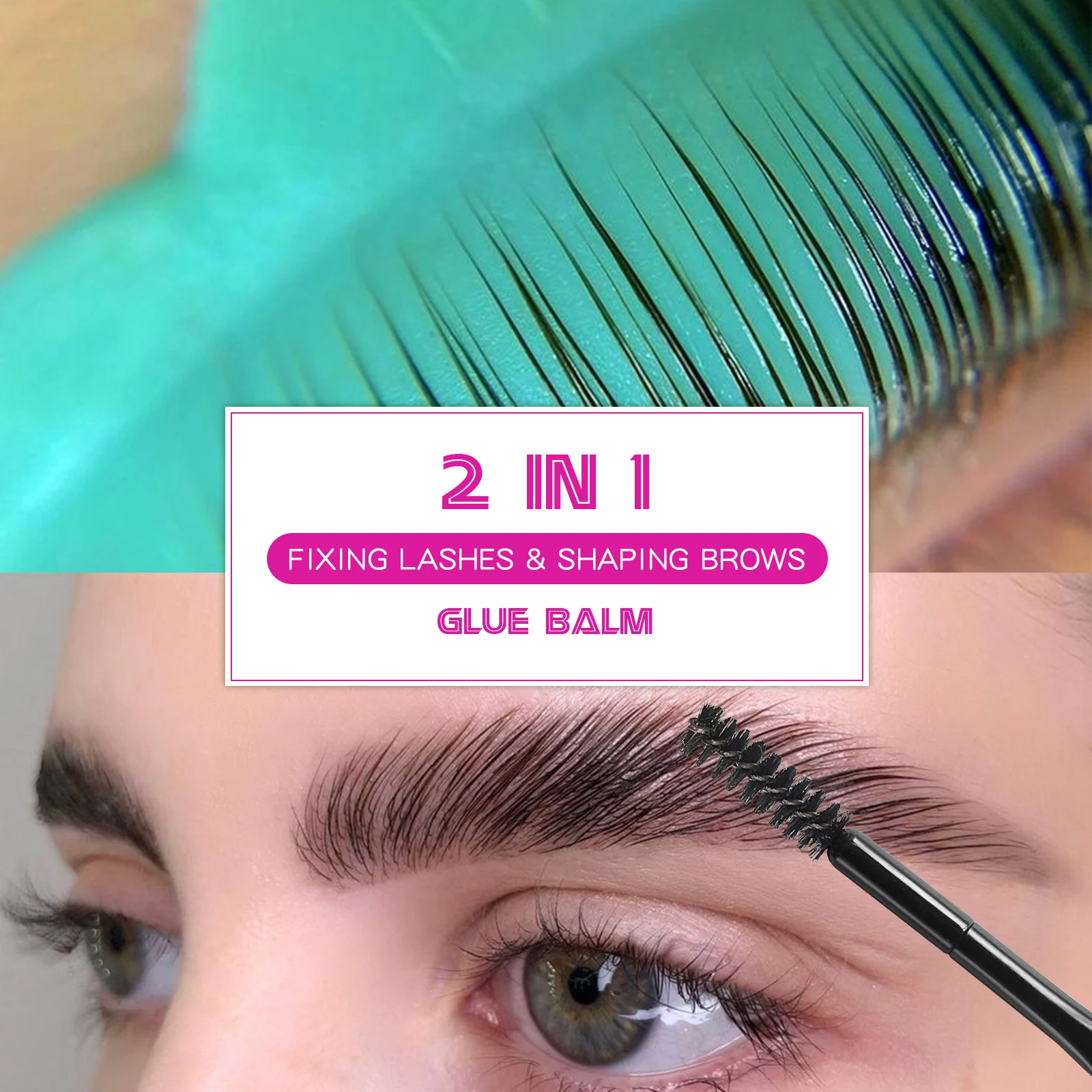 PERMANIA NOVO Lash Lift Glue Balm 10g Adesivos de levantamento de cílios Forte fixação e sobrancelhas formadas perfeitamente para laminação de sobrancelhas