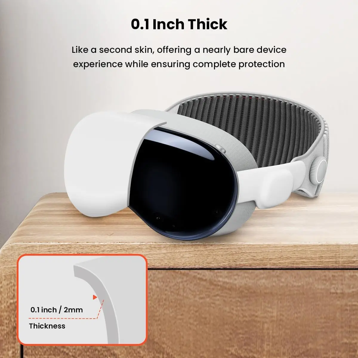 Suitable for Apple Vision Pro protective case MR headset Vision Pro silicone storage box protective case