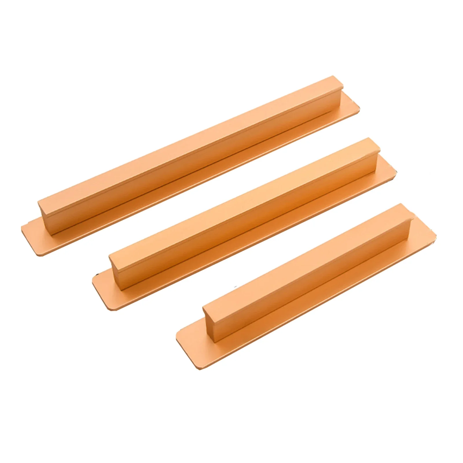 Self-adhesive Door Handles Aluminum Alloy Bathroom Bedroom Exterior Doors For Cabinets Interior Doors No-punching New Practical