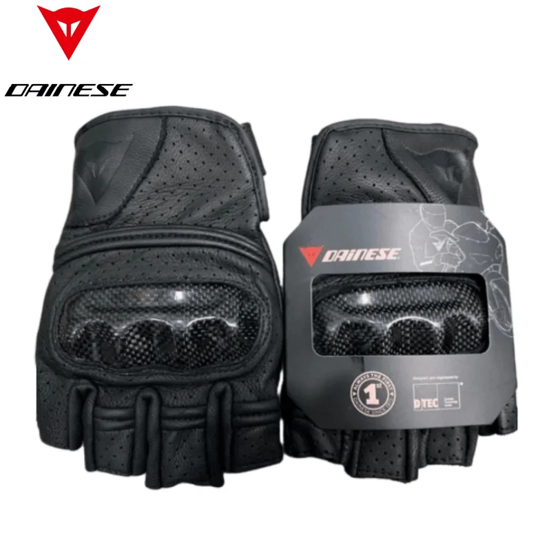

DAINESE летние мотоциклетные перчатки, перчатки с открытыми пальцами, дышащие мотоциклетные перчатки для велосипедистов, противоударные велосипедные перчатки из углеродного волокна