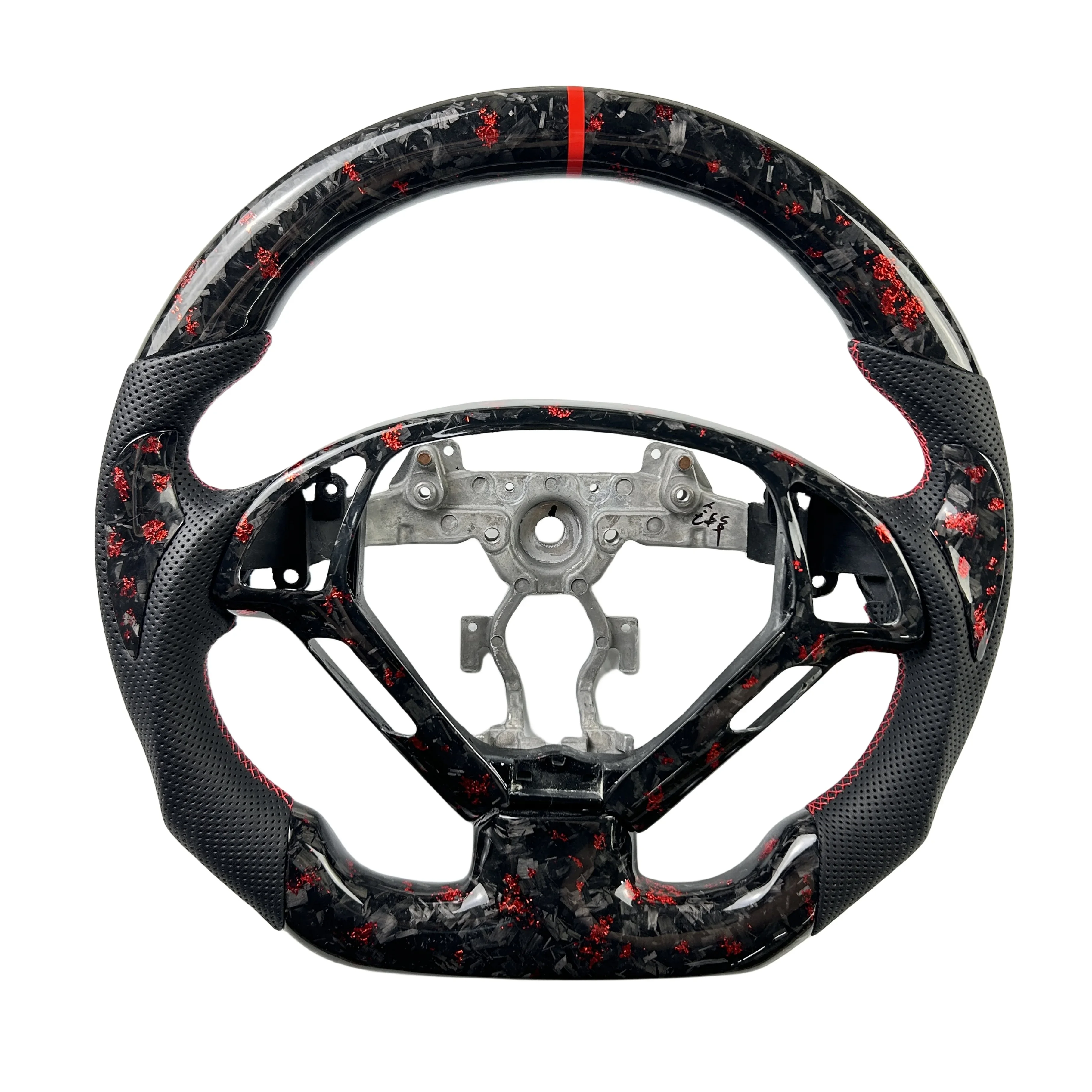 

Custom Led Forged Carbon Fiber Steering Wheel FIT For Infiniti EX25 EX30 EX35 G25 G37 G35 Racing Car