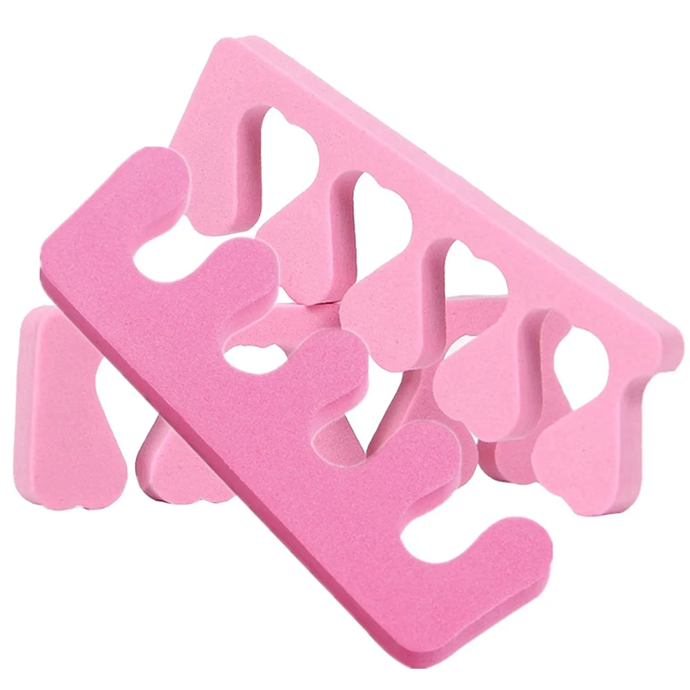 20 stuks Eva Teenseparators Nail Finger Dividers Comfortabele Nail Art Pedicure Gereedschap voor natuurlijke kunstnagels Extensions