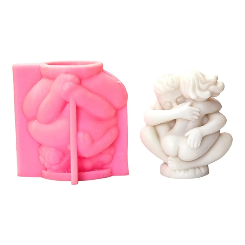 

Hugging Lover Silicone Molds for Candle, Soap, Home Decoration, Soap Making Mould Silicone Epoxy Resin Molds